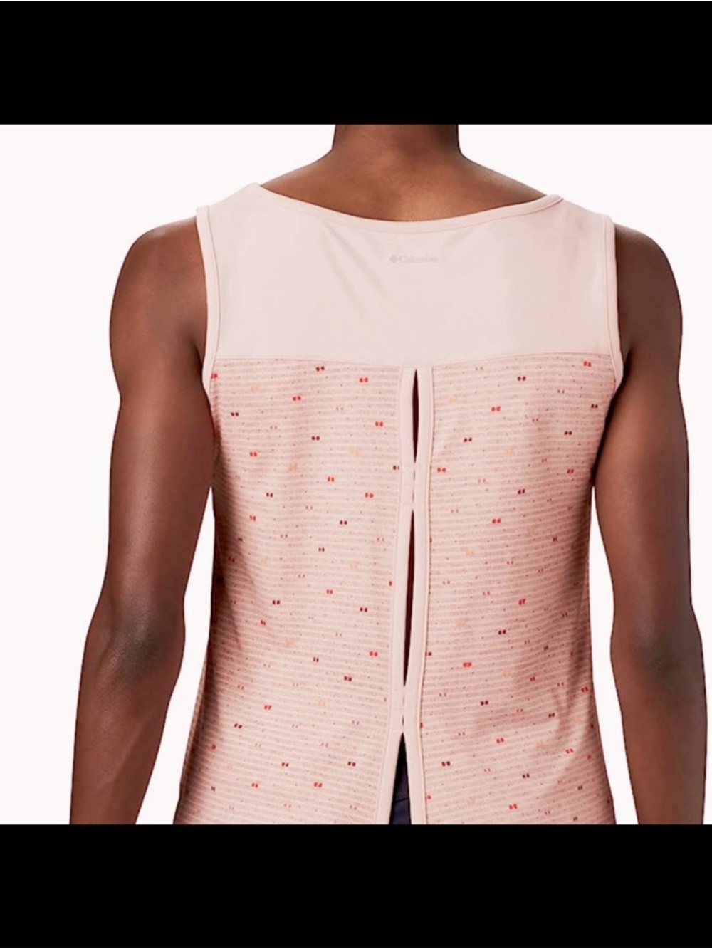 Columbia Peach Chill River Tech UPF 50 Sleeveless Tank Top